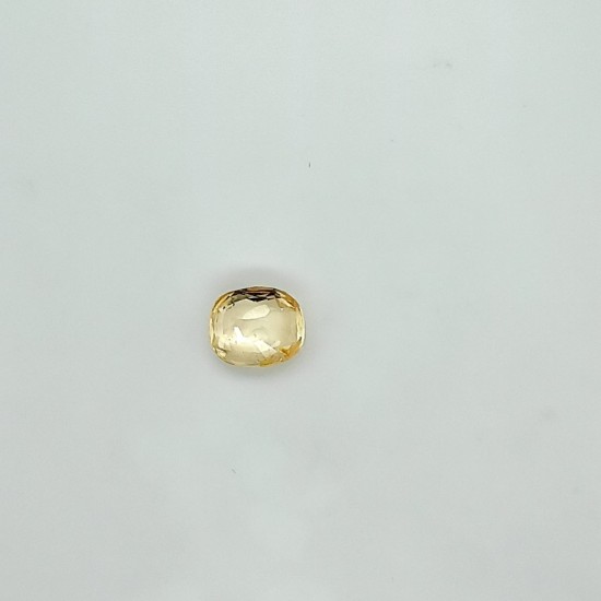 Yellow Sapphire (Pukhraj) 3.56 Ct Certified